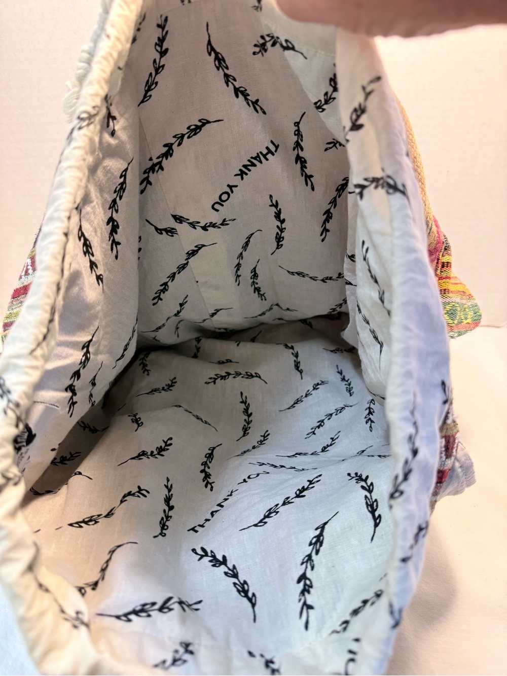 Drawstring Rice Love Hobo Backpack - Picture 6 of 8